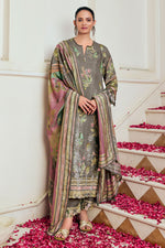 Load image into Gallery viewer, Wonderous Pure Muslin Silk Festive Wear Salwar Kameez
