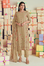 Load image into Gallery viewer, Pure Checks Muslin Silk Digital Printed Patch Work Salwar Kameez
