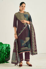 Load image into Gallery viewer, Women'S Premium Linen Embroidered Daily Wear Salwar Kameez