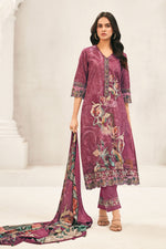 Load image into Gallery viewer, Pink Corduroy Digital Print Daily Wear Salwar Suit
