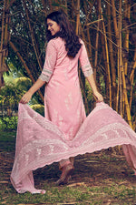 Load image into Gallery viewer, Designer Straight Cut Salwar Suit With Embroidery And Print
